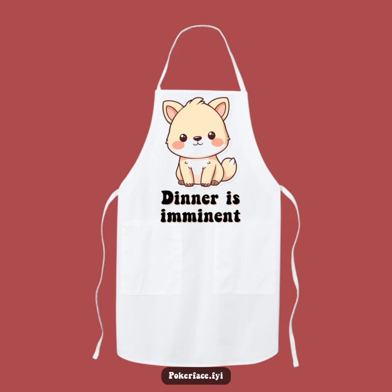 Funny Focused Animal Apron: Cook with Intensity and No Emotion Gift