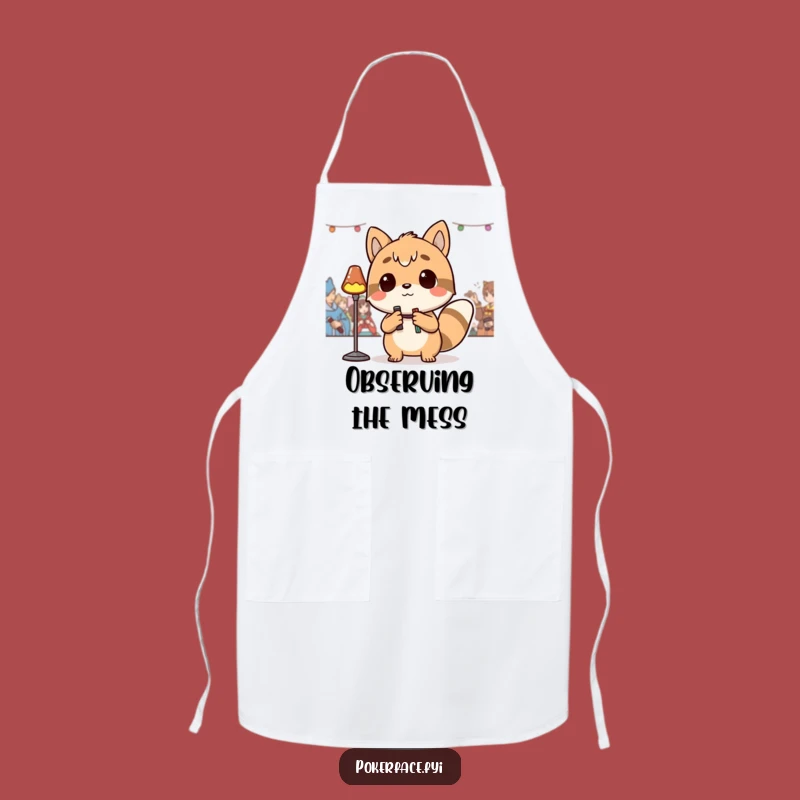 Funny Detached Animal Apron: Kitchen Observer Chef, Funny Gift