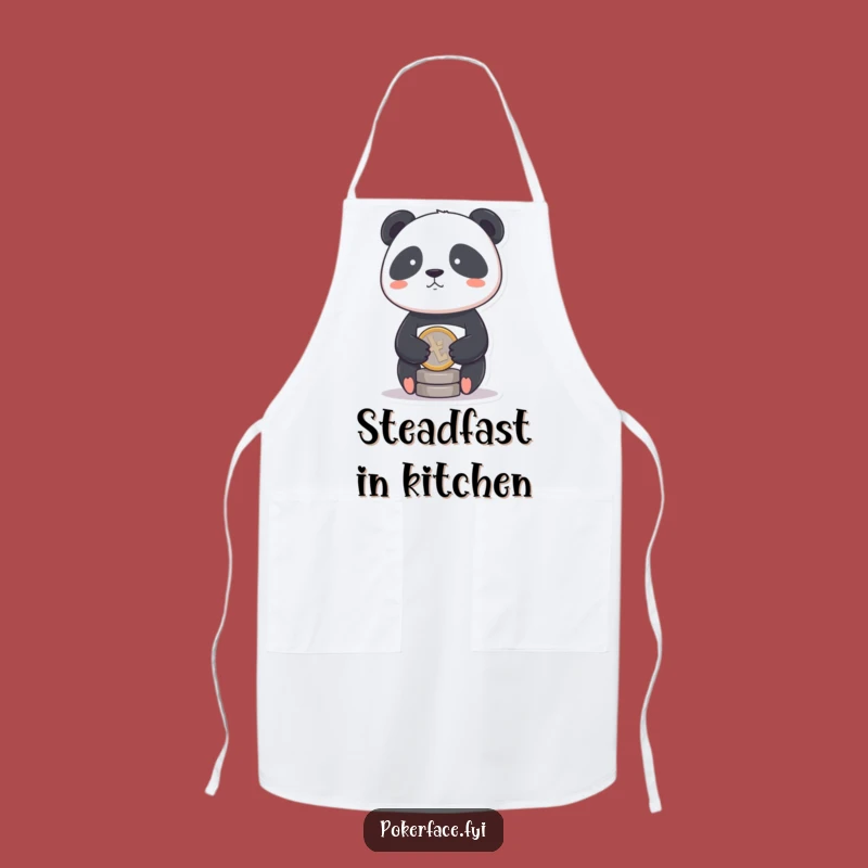 Funny Panda Coin Apron: Cook with Balance in This Hilarious Chef