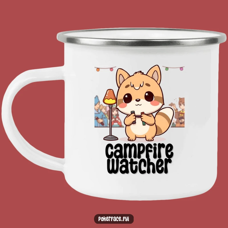 Funny Detached Animal Camping Mug: Outdoor Observer Drinkware, Funny Gift
