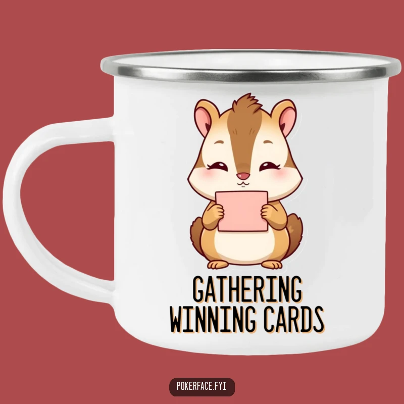 Funny Chipmunk Camping Mug: Trail Time Zen - Your Perfect Funny Gift