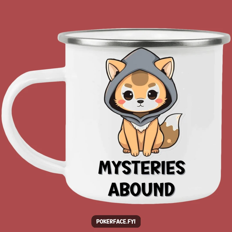 Funny Mysterious Animal Camping Mug: Explore with Subtle Clues, Funny Gift