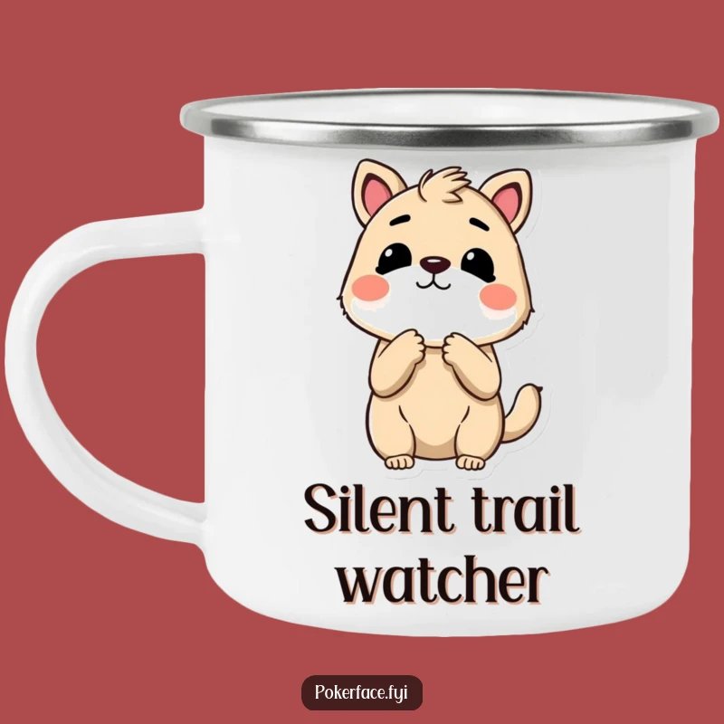 Funny No Reaction Animal Camping Mug - Your Trail Companion for Indifference