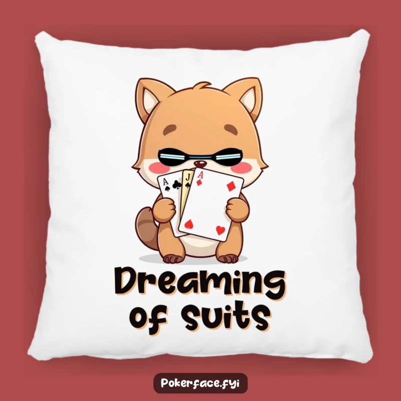 Funny Mystery Animal Card Pillow: Snuggle Up with Enigmatic Charm