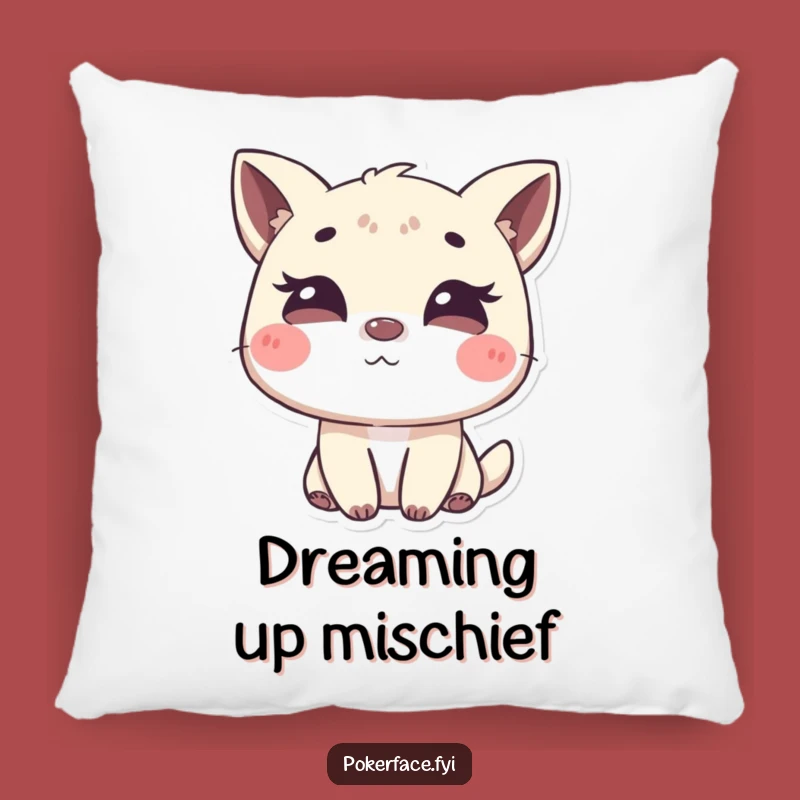 Funny Winking Animal Pillow: Cozy Up with Mysterious Humor