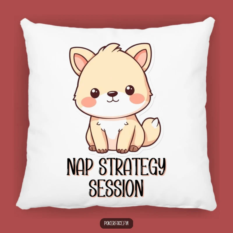 Funny Focused Animal Pillow: Cozy Focus with an Emotionless Expression Gift