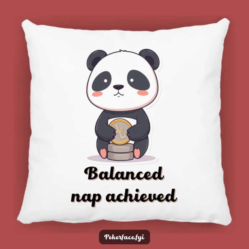 Funny Panda Coin Pillow: Hug This Hilarious Stoic Friend