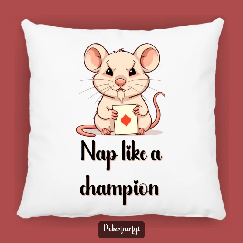 Funny Rat Pillow: Lounge in Mystery - A Soft & Funny Gift