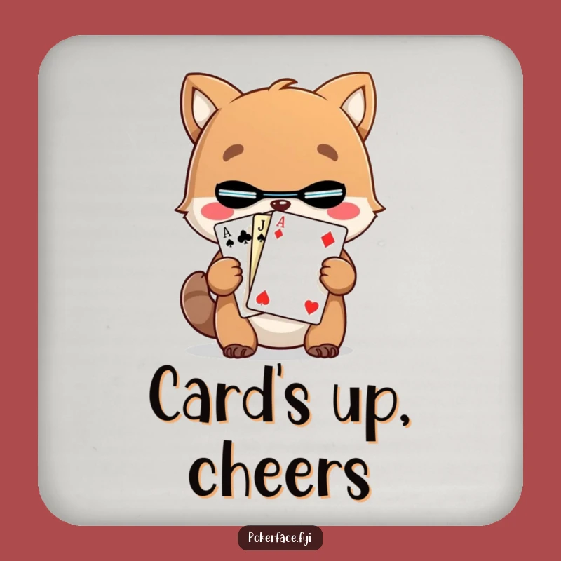 Funny Mystery Animal Card Coasters: Protect Surfaces with Intrigue