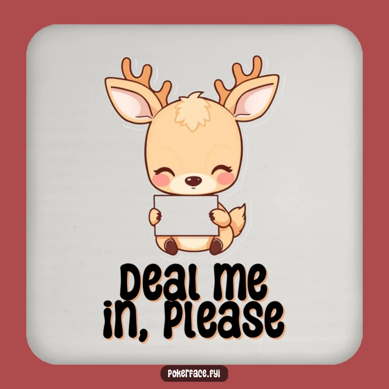 Funny Deer Coasters (Set of 4): Protect Surfaces with Style - A Funny Gift