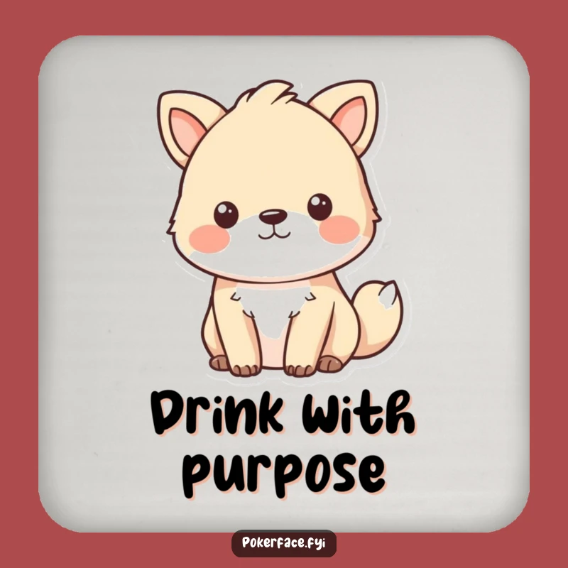 Funny Focused Animal Coaster: Protect Surfaces with an Intense Emotionless Gaze