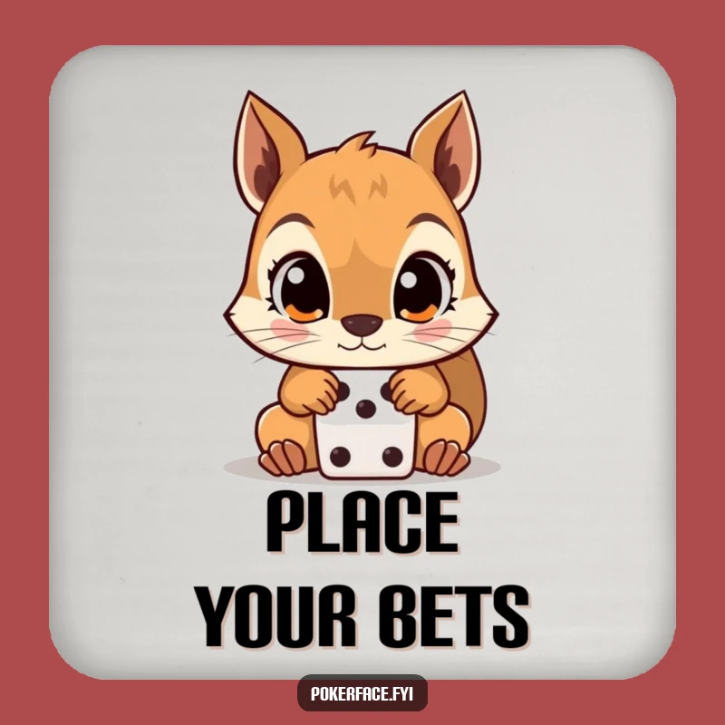 Funny Squirrel Coaster: Protect Surfaces with This Hilarious Dice Guardian