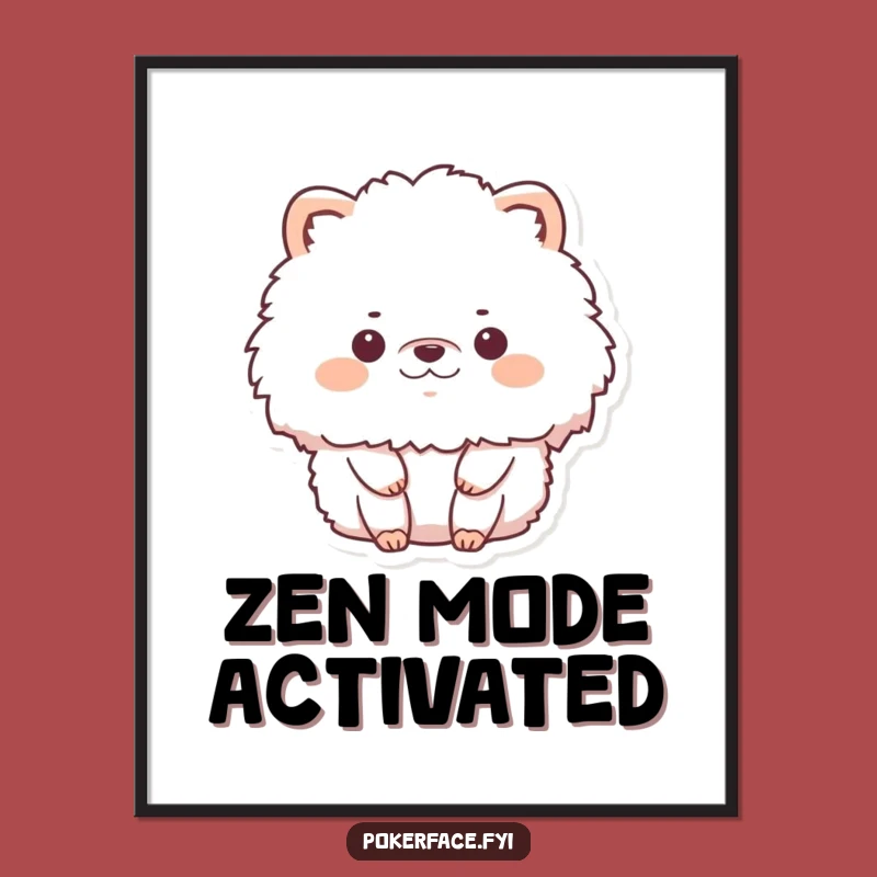 Funny Stillness Animal Poster: Bring Hilarious Calm to Your Walls