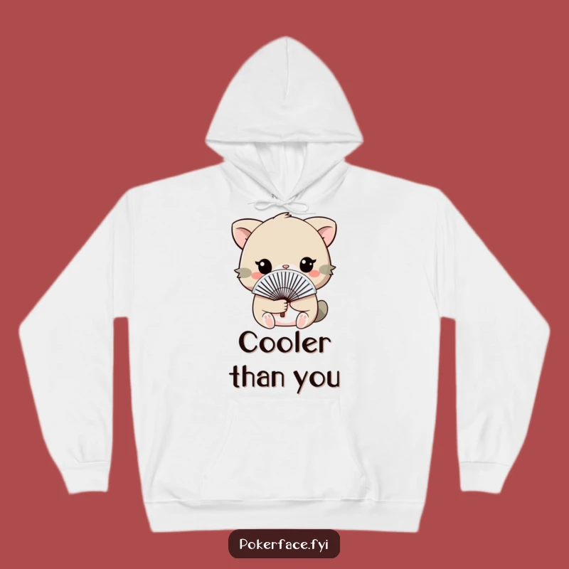 Funny Fan Face Animal Hoodie - Cozy Up in Discreet Style