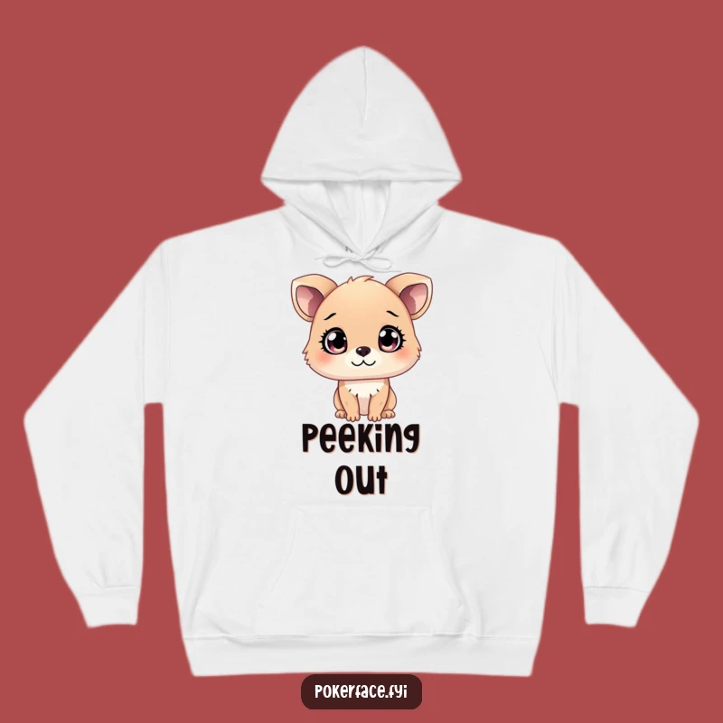 Funny Curious Animal Hoodie: Cozy Enigmatic Wear, Funny Gift