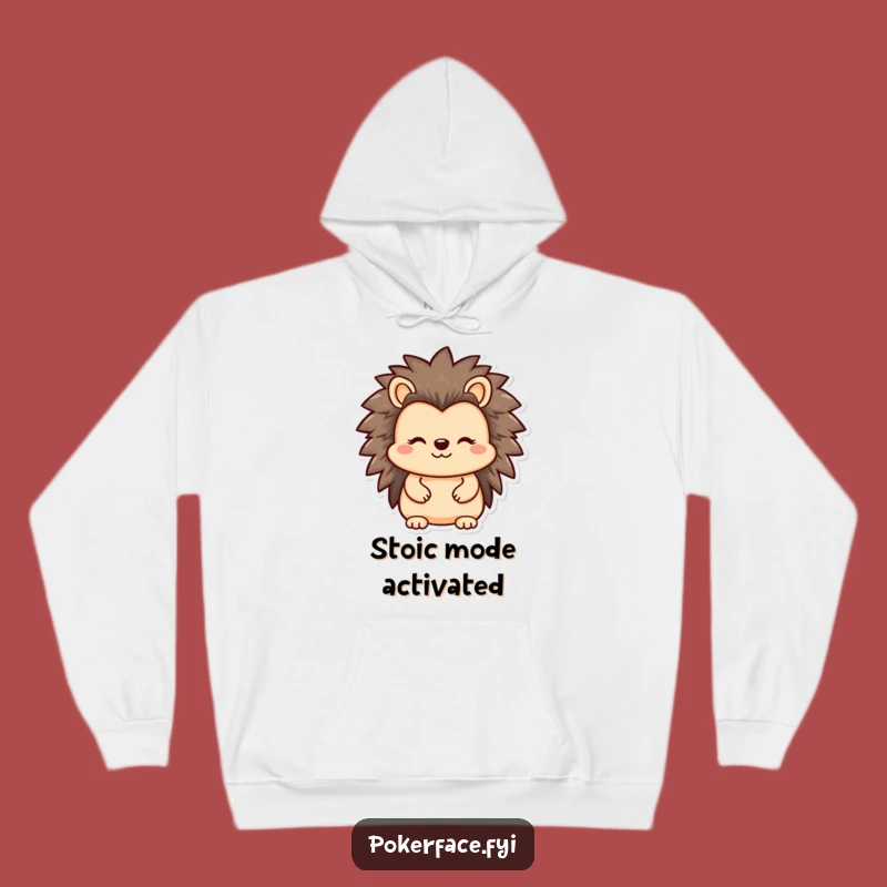 Funny Hedgehog Hoodie: Reserved Character, Cozy & Warm, Ultimate Funny Gift for Him Her
