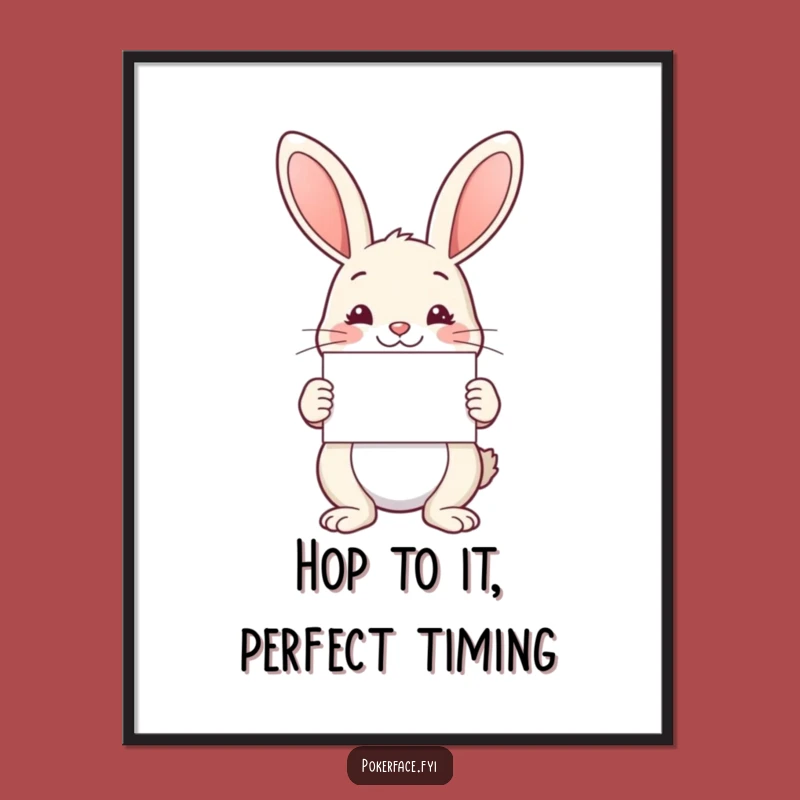 Free Printable Rabbit Wall Art: Serene Symmetry Downloadable Decor