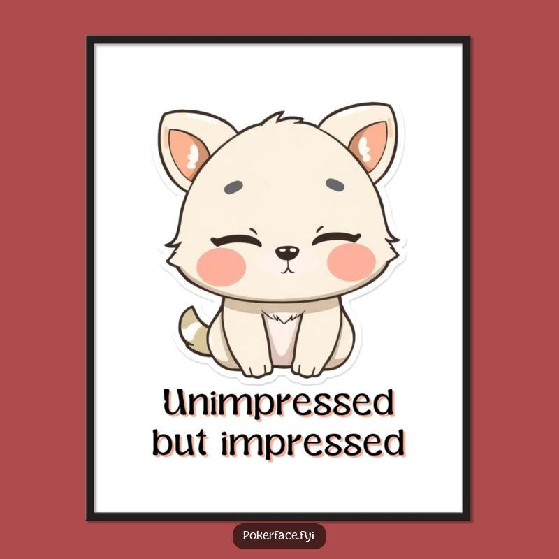 Free Printable Wall Art: Unimpressed Animal, Quirky Downloadable Decor for Your Space