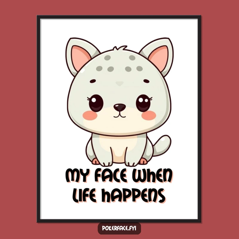 Funny Free Printable Wall Art: Deadpan Animal, Minimalist Humor, Quirky Downloadable Art