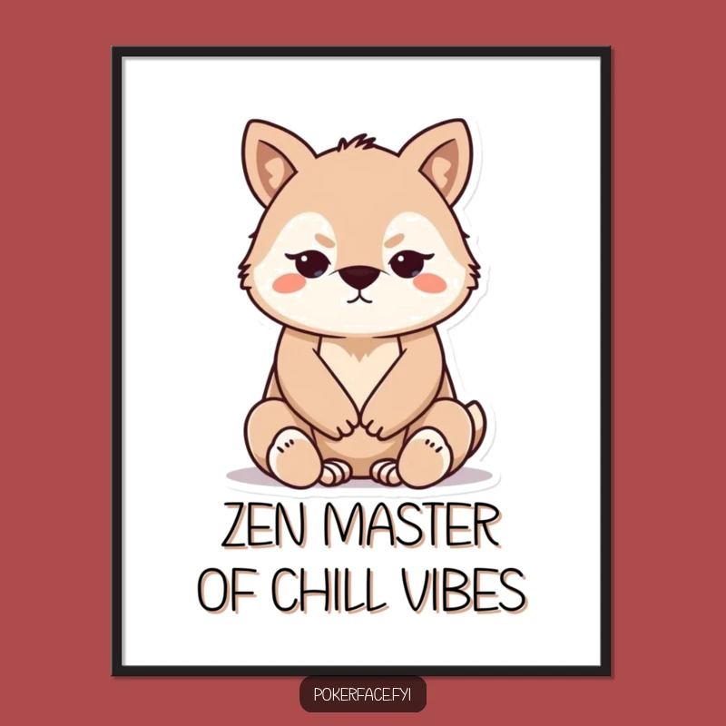 Free Printable Wall Art: Stoic Animal, Zen Downloadable Decor for a Peaceful Home