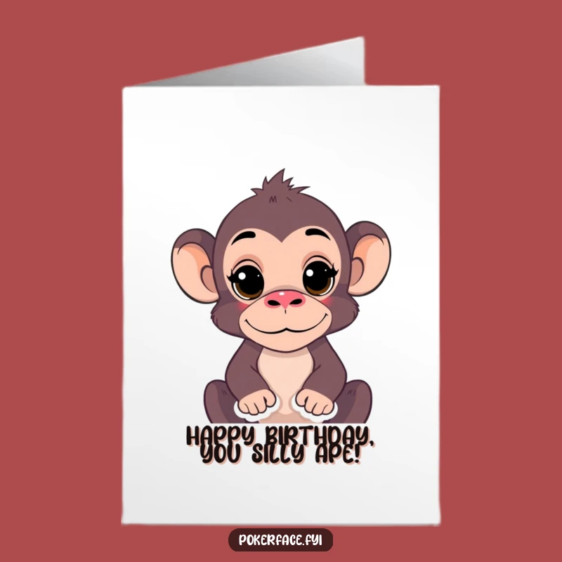 Free Printable Birthday Card: Still Monkey Offers Birthday Greetings - Funny Downloadable Gift