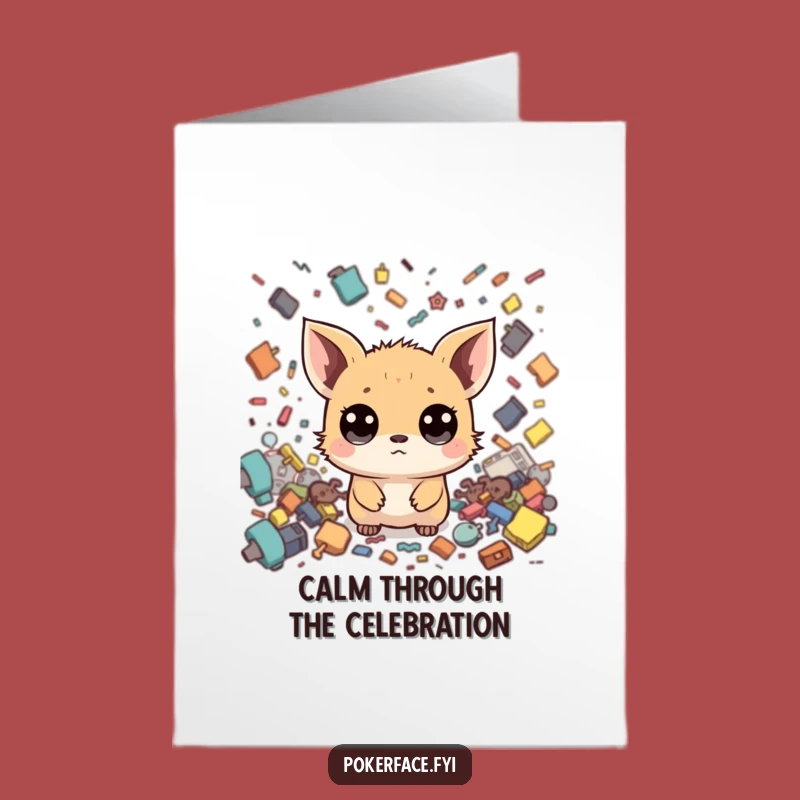 Free Printable Congratulations Card: Serene Amidst Success, Downloadable Calmness