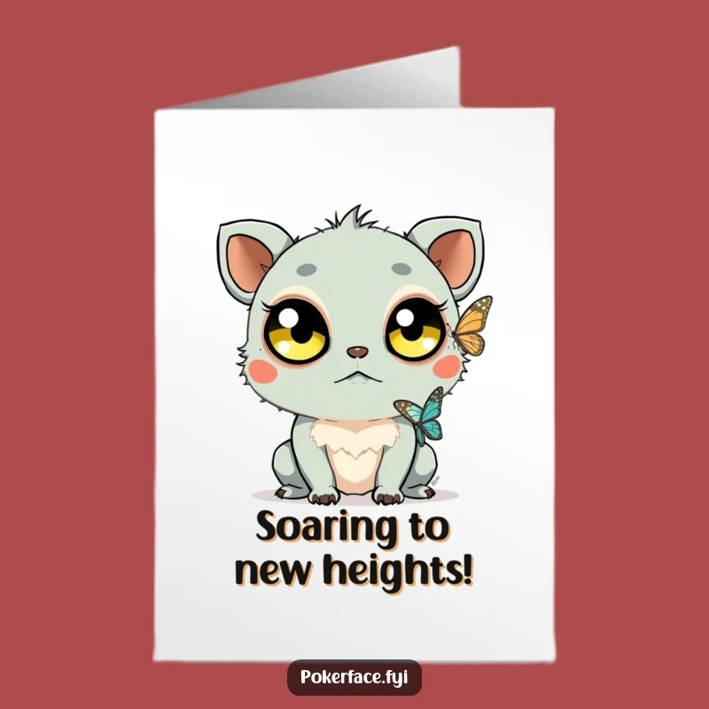 Free Printable Congratulations Card: Zen Master, Unblinking Success, Downloadable Humor