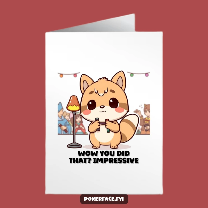 Free Printable Detached Animal Congrats Card: Funny Observer Downloadable