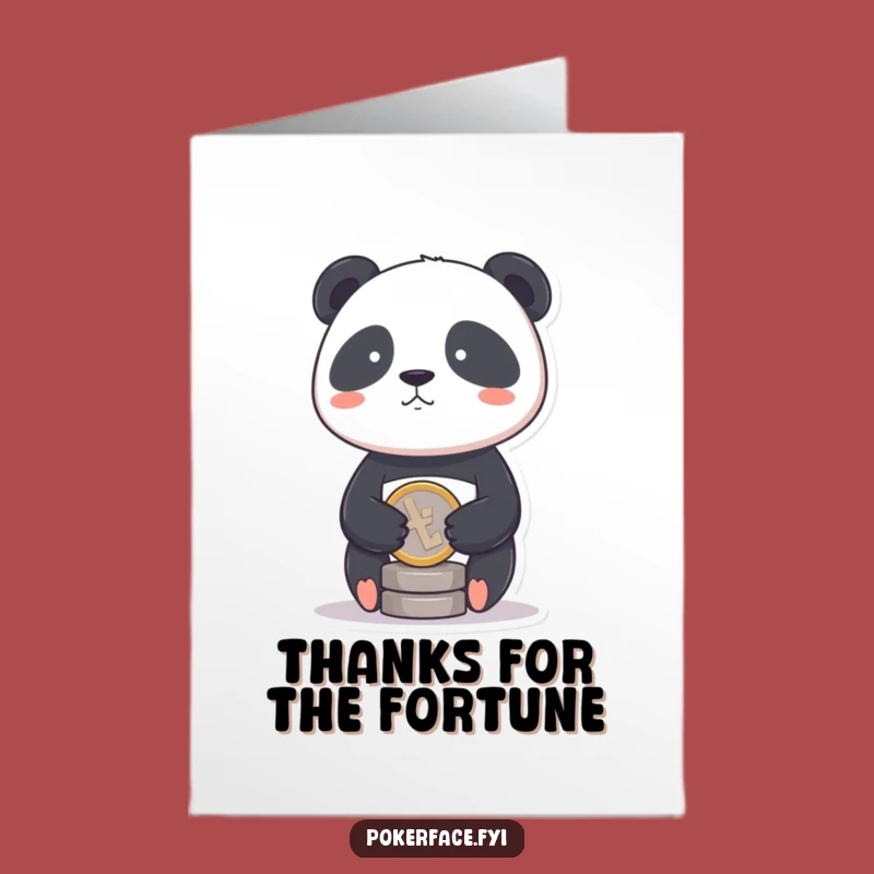 Free Printable Thank You Card: Balanced Panda Gratitude Downloadable!
