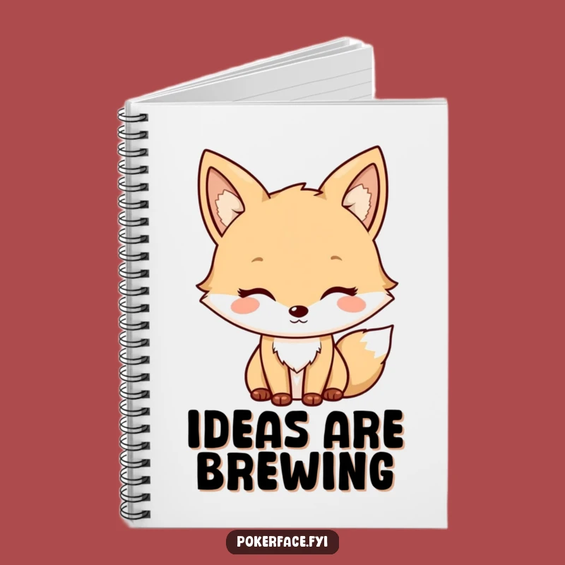 Funny Fox Notebook: Neutral Thoughts, Mild Face Journal, Great Funny Gift for Writers