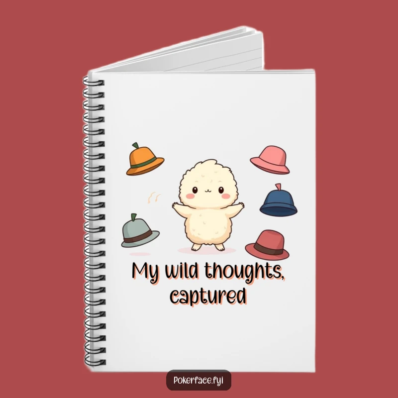 Funny Juggling Creature Notebook: Jot Down Your Hats, Hilarious Writing Gift!
