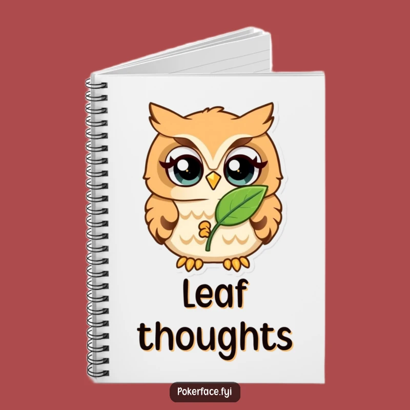 Funny Owl Notebook: Wide-Eyed Journal for Observations Gift