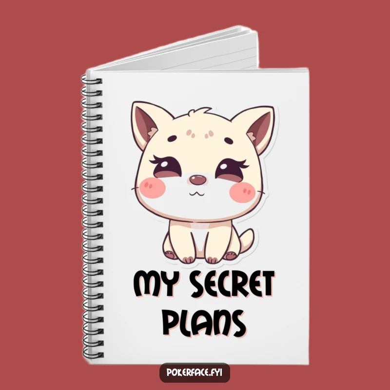 Funny Winking Animal Notebook: Jot Down Secrets with Playful Flair