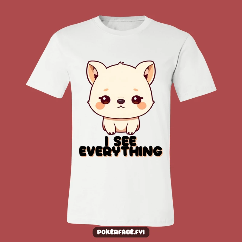 Funny Unblinking Animal T-Shirt: Wear Your Apathy with Style