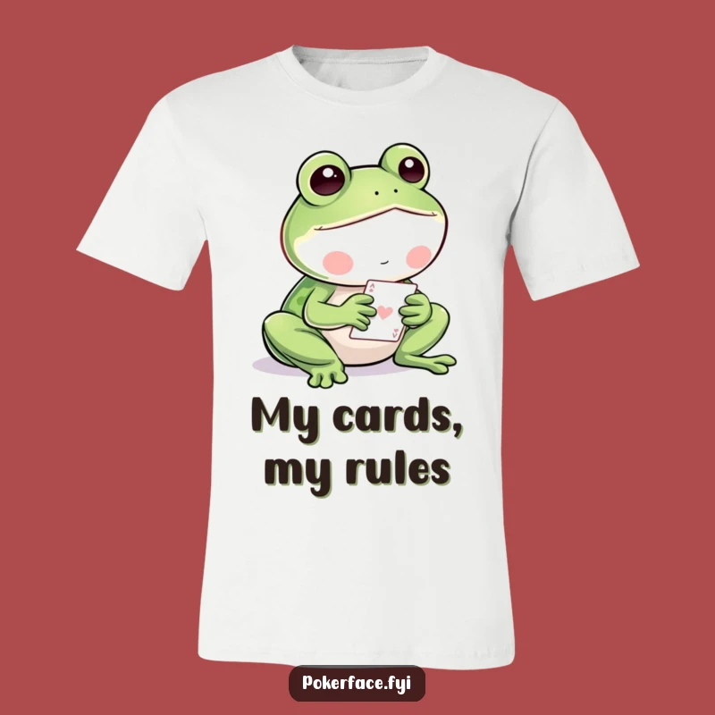 Funny Frog T-Shirt: Stay Calm & Play Cards - The Ultimate Funny Gift Tee