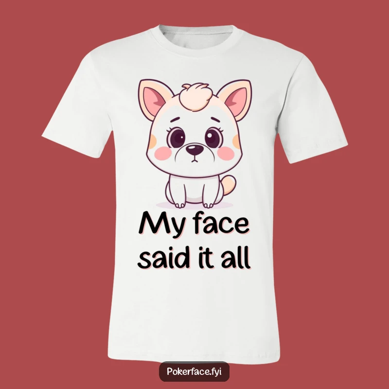 Funny Surprised Animal T-Shirt: Neutral Mouth Shock, Quirky Casual Wear Gift
