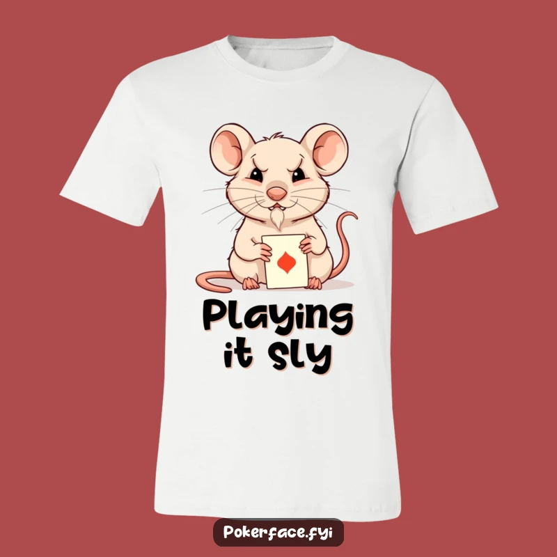 Funny Rat T-Shirt: Master of Disguise & Cards - A Hilarious Funny Gift