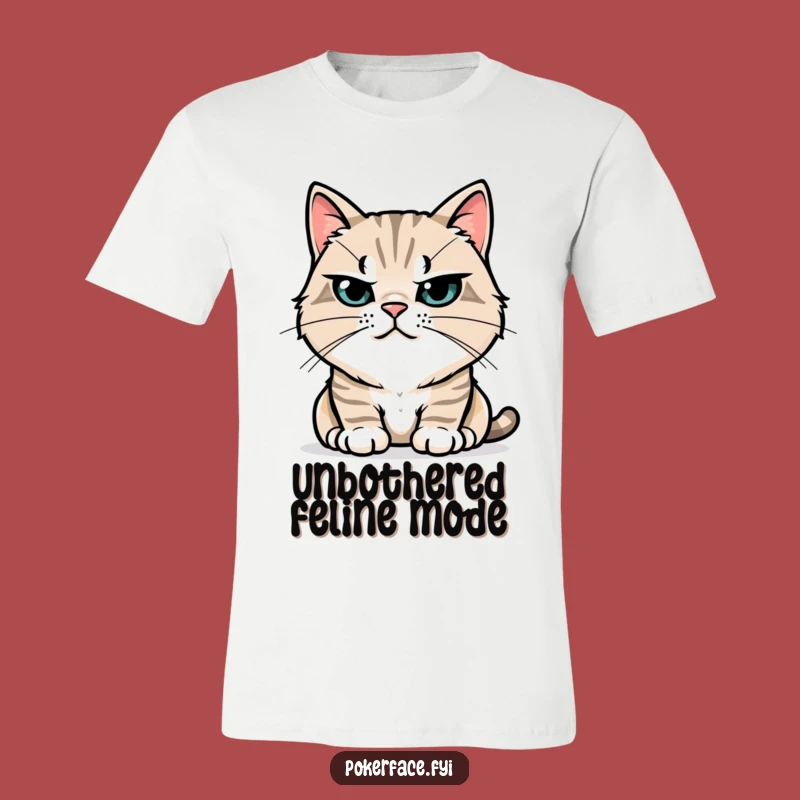 Funny Stoic Cat T-Shirt: Wear the Stillness of a Majestic Feline