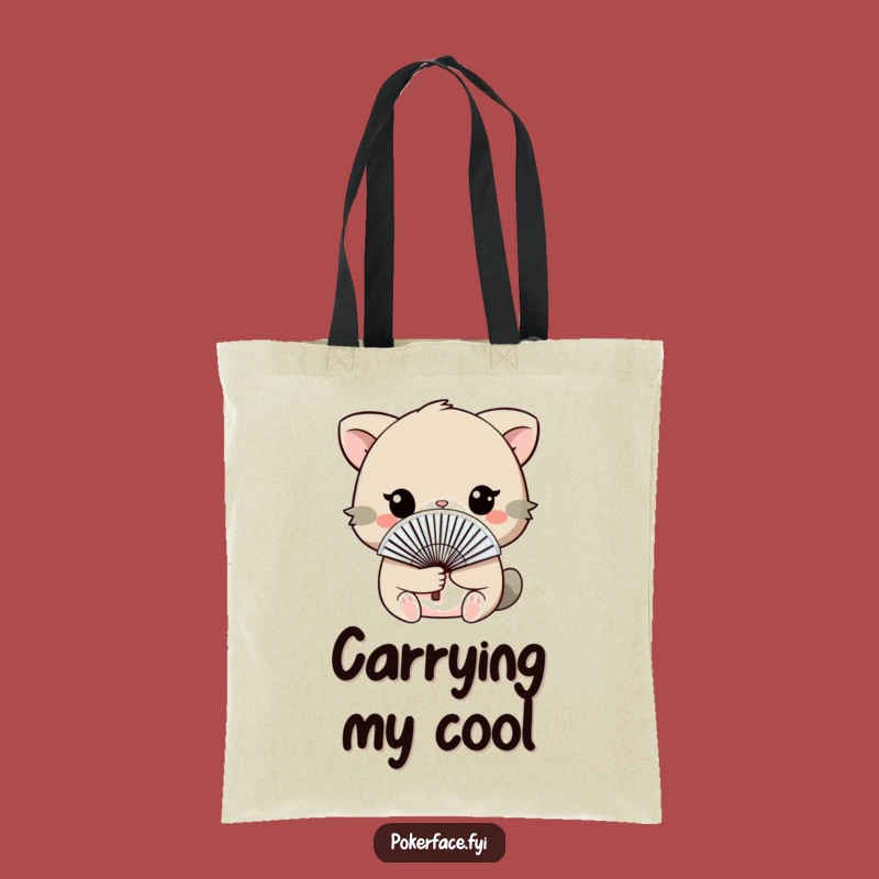 Funny Fan Face Animal Tote Bag - Carry Your Discreet Humor