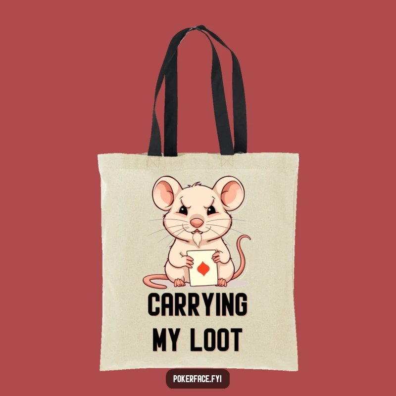 Funny Rat Tote Bag: Carry Your Secrets - A Chic & Funny Gift