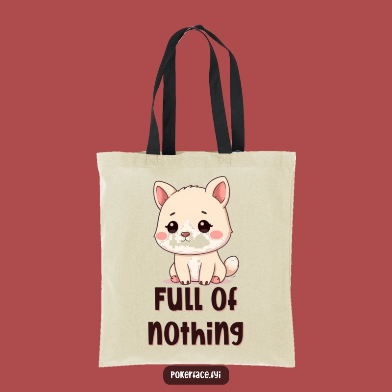 Funny Calm Animal Tote Bag: Carry Your Goods with a Hilarious Blank Stare