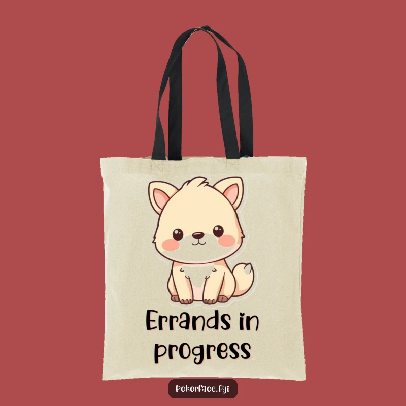 Funny Focused Animal Tote Bag: Carry Your Essentials with an Intense Gaze